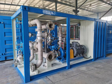 寧波某公司訂制的化學(xué)清洗泵站