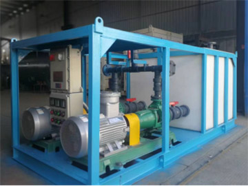 榆林某公司訂制的小型清洗泵站